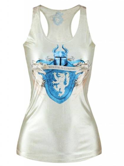 Quality Digital Print Starks Tank Top Clubwear Gothic Punk T-Shirt