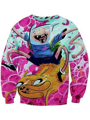 Fashion Women's Princess Print Cute Sweatshirt Hoody Spring Autumn Pullover Sweatshirts Hoodies