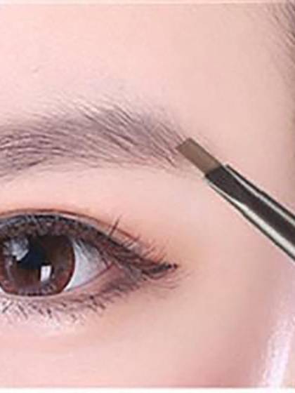 Women‘s Fashion Waterproof Rotating Automatic Eyebrow Pencil Pen Square