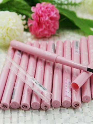 Women's Fashion Waterproof Free Cut Natural rotation Automatic Eyebrow Pencil Pen Square
