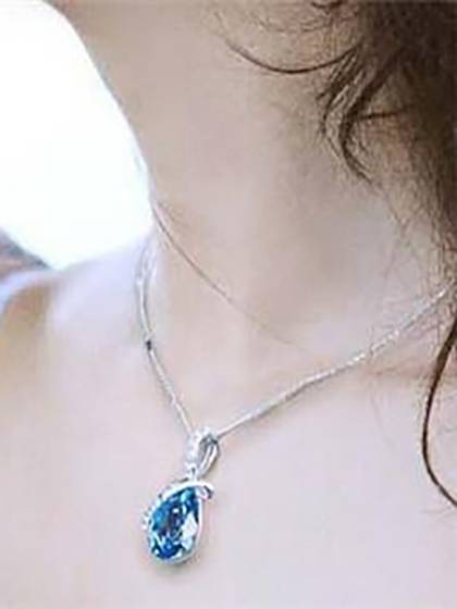 Fashion vintage water drop chain pendant necklace choker jewelry accessories and earrings