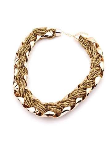 Fashion Blue joker Bohemian Feelings Bead Necklace Short for Spring