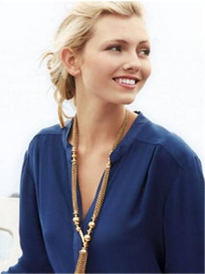 Star Jewelry Treet Beat The Trend Of Colorful Necklace Full Imitation Diamond Gemstone Clavicle Chain