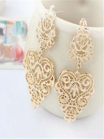 Womens fashion In Europe and the joker hollow-out Bohemia earrings Jewelry