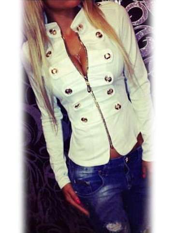 2015 New autumn and winter explosion models double-breasted Jackets & Coats