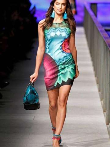 Vintage Aztec Floral Digital Print Tank Bandage Vintage Dress Summer Clubwear Cocktail