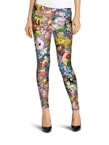 Women's Zombies and plants Pattern Digital Print High Waist Leggings Pencil Pants