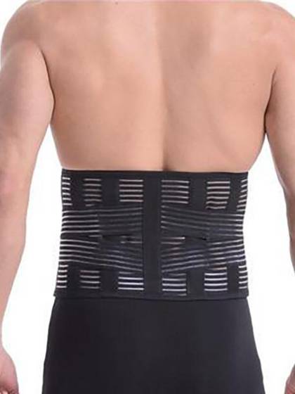 Breathable Widening Steel Protection Waist Supporter Belt health Belt Medical Lumbar Mesh Belt