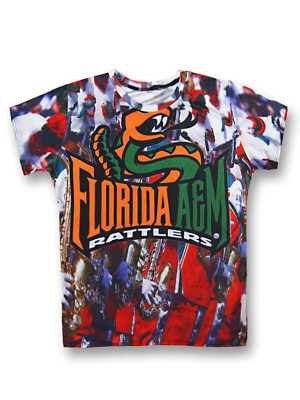 Fashion Hot Summer 3D Print Basketball "Florida A&M Rattlers" Cotton Short Sleeves Sports Casual T-shirt Tops Tees