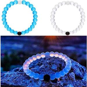 Brand White Blue Transparent Silicone Element Bracelet