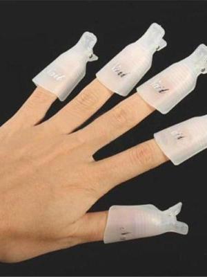 Finger Smart Soak Off Clip Soaker Gel Polish Nail Tips Reusable Clip Remover