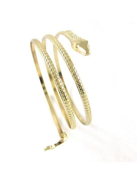 Coiled Upper Arm Cuff Armlet Snake Bangle Bracelet Anklet