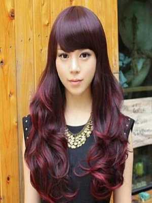 Beauty Fashion Womens Lady Long Curly Wavy Hair Full Wigs Cosplay Party Hair Accessaries