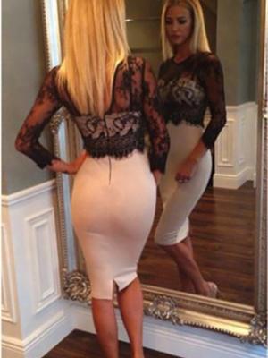 Women Sexy Crochet Lace Dresses Summer Fashion Mini Dress Bodycon Dresses