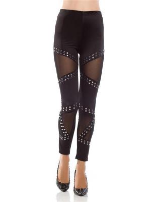 Women's Mesh Diamond Insert Tie Dye Graphic Stretchy Tights Leggings Pants