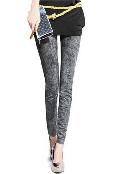 New Fashion Women Thin Wild Snow Denim Jeans Leggings Pencil Pants