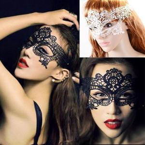 Sexy Black Lace Vintage Gothic Nightclub Dance Ball Eye Mask Halloween Costume Accessories