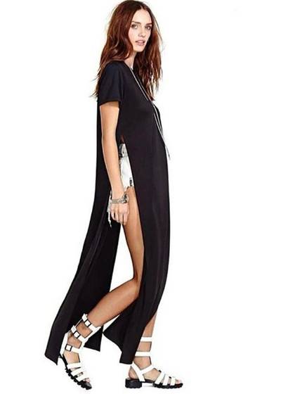 Women's Maxiskit Elegant Shirt Dress Party Bandage Dress