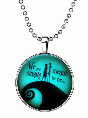 Christmas Cool Gifts Luminous Necklace Pendant We Are Meant Simple To Be Choker Gifts Jewelry