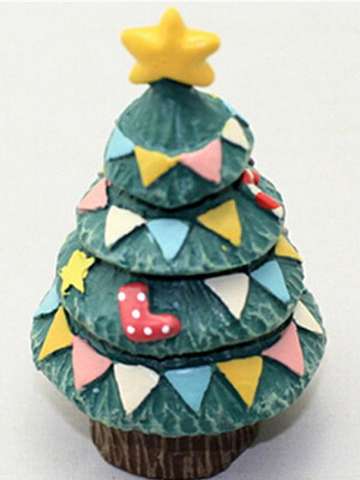 Creative Christmas Stump Desk Ornaments For Living Room Chrismas Tree Star Home Decoration