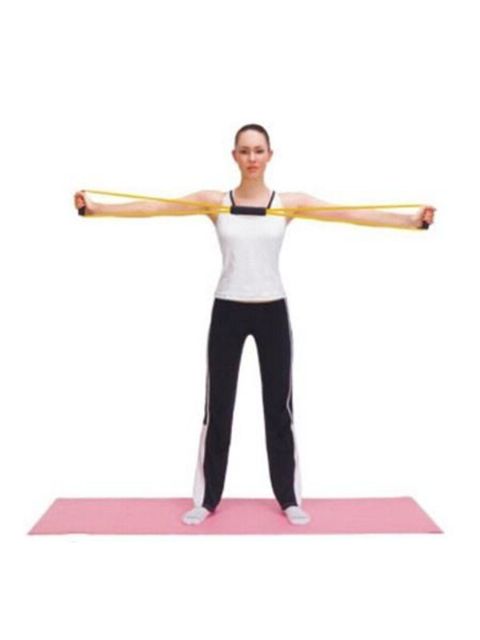 Health & Wellness Resistance Training Bands Tube Workout Exercise for Yoga Type Fashion Body