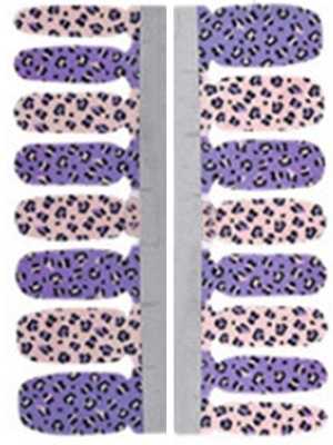 Women's Leopard Pattern DIY Sticker Nail Art Decals Nails Wraps Nail Tools Manicure