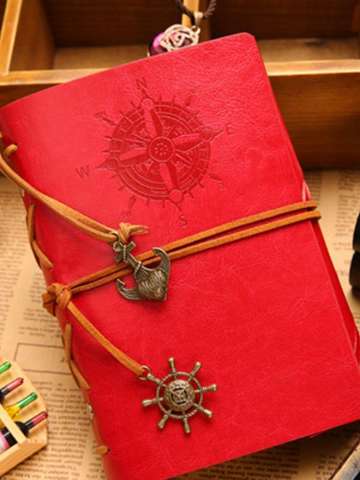 Retro Personality Notebook Journal Notebook Spiral Ring Binder Diary Book NEW