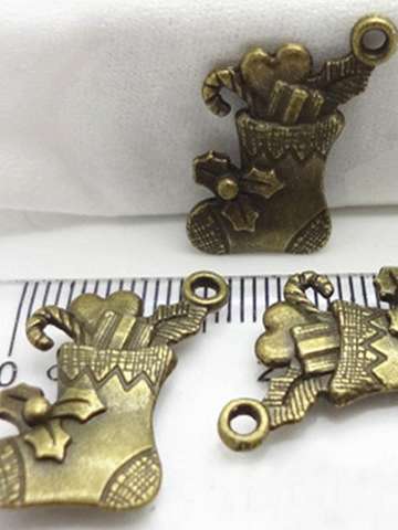 DIY Retro Christmas Boots Stockings Fashion Jewelry For Best Friend Xmas Gift