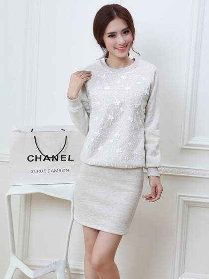 Fashion Simple Sport Style Suit Sets 2 Pieces Cotton Baseball Uniforms Floral Pattern Blouse+ Short Wrapped Skirt