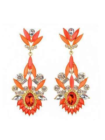Women Fashion National Wind Hit Color Earrings For Party