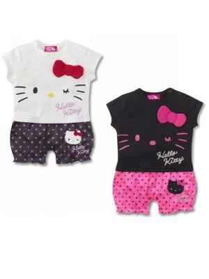 New Fashion Children Kids Baby Girls Boys Infant's Wear Hello Kitty Full Cotton Conjoined Clothes Jumpsuit