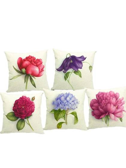 European Style Car Decor Cushion Pillows New Flowers Decorative Cushions Throw Pillow Decor