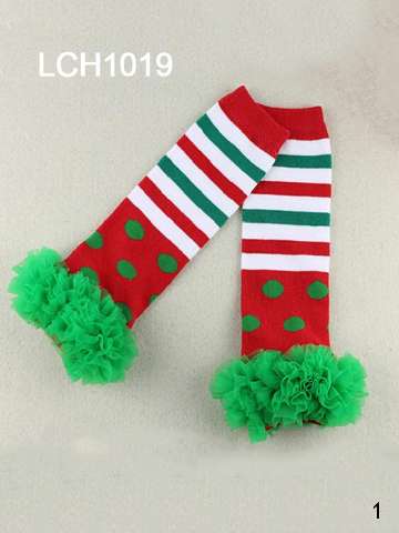 Children's  Printing  Mesh  Lace Halloween Christmas Stocking Leg Warmers