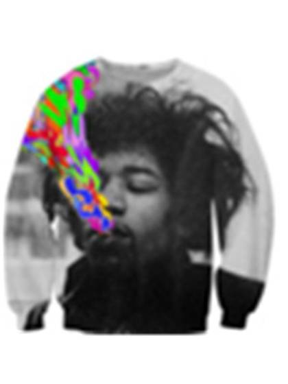 Unisex Fall Fashion Long Sleeve Printing Crewneck Sweatshirts Pullovers Sports Outwear Tops