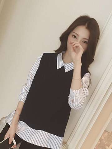 Women's Casual Loose  Long Sleeve  Blouse Top T Shirt(L/XL/2XL/3XL)