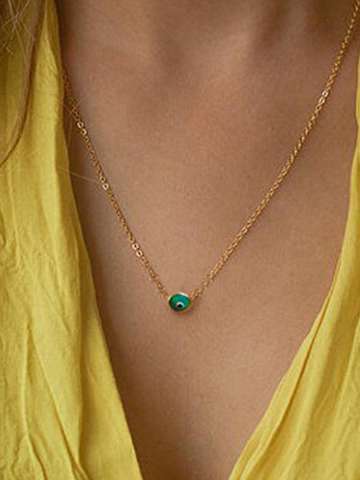 New Punk Evil Eye Chain Pendant Necklace Jewelry Accessories