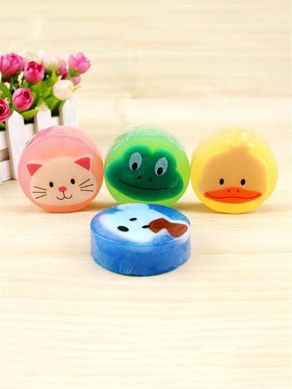 Creative Gift Handmade Mini Scented Soap Animal Design Round Soap For Wedding Xmas Party