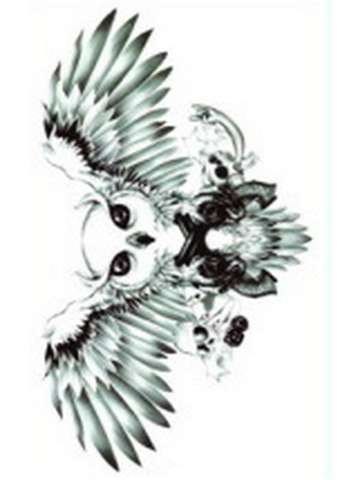 Fashion Flying Eagle Pattern Waterproof Tattoo Stickers  Decals Temporary Tattoo