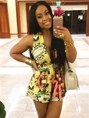 Women's New Fashion Deep V-Neck Slim Bandage Dress Nightclubwear