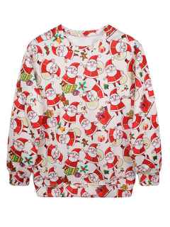 Unisex Holiday Season Christmas Printed Sweatershirt