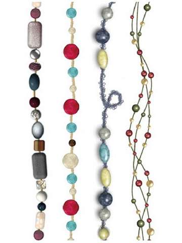 Fashion Colorful Gem Necklace Pattern Waterproof Tattoo Stickers  Decals Temporary Tattoo