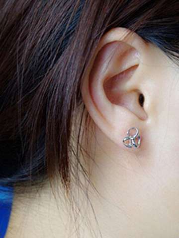 Stud Earrings for Women Moon Star Piercing Earrings 925-Sterling-Silver Jewelry Boucle d'oreille Femme Brincos Pendientes Plata