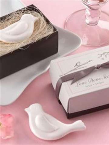 Creative Gift Handmade Mini Scented Soap Love Bird Design Soap For Wedding Xmas Party