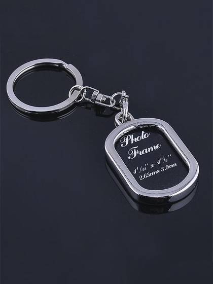 New Creative Photo Frame Keychain Car Key Chain Ring Holder Valentines Birthday Gifts