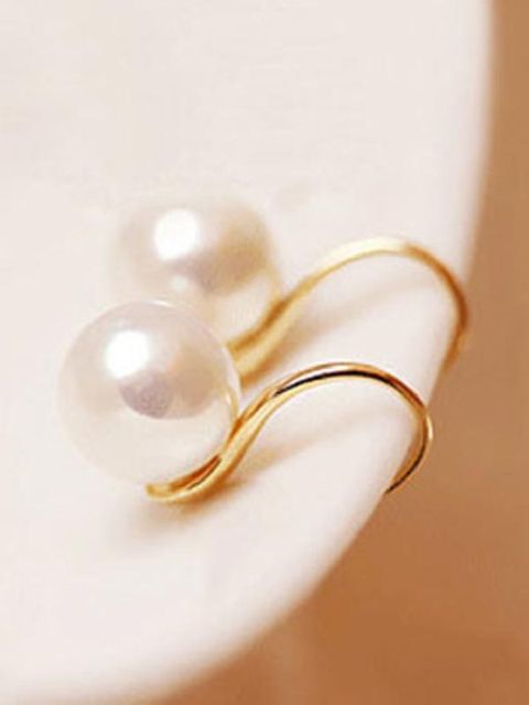 New Personality Lovely Girls Pearl Ear Stud Earrings