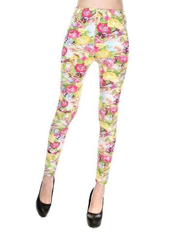 Women's Sexy Stretch Rose Pants for Women Juniors with Designs
