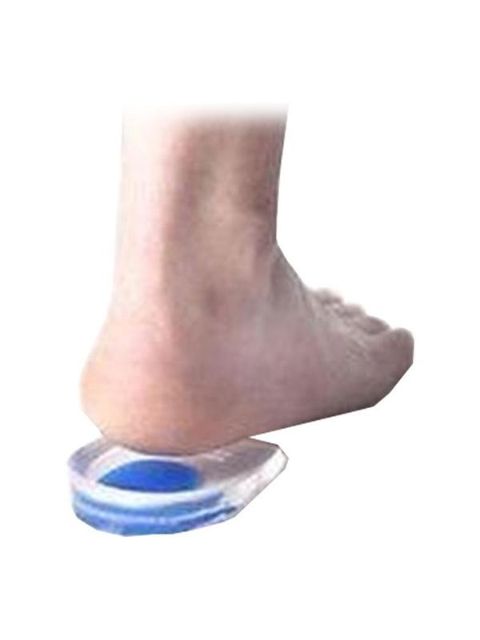 1Pair Gel Shoes Pads Massager Inserts Insole Heel Support Fasciitis Pain Relief