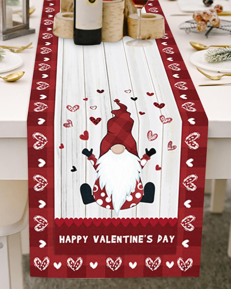 

1pc Valentine's Day Table Runner 70 x 13 Inches Table Decor, Style1