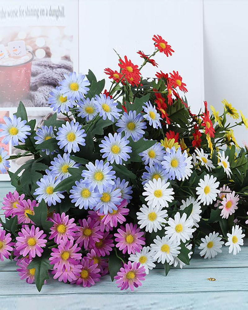 

Artificial Flowers Silk Daisy Artificial Daisy for Home Decoration, Wedding Decoration, Blue
