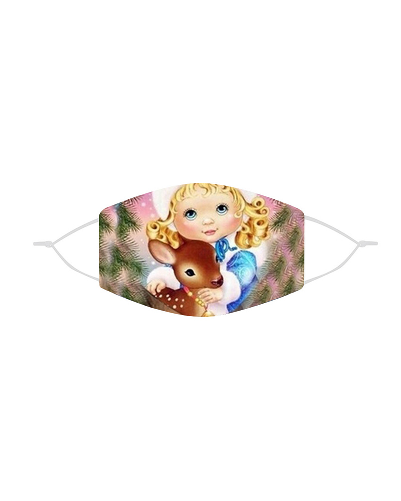 

Christmas Mixed Print Breathable Face Mask, Style5